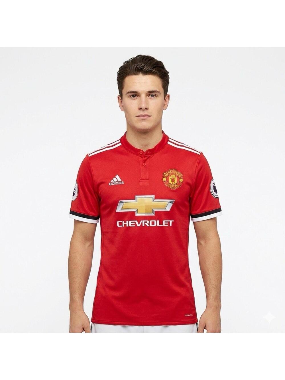 Adidas Manchester United Rashford # 19 Jersey 2017-18 Men’s XL Red Climacool